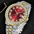 Unisex Watch Fashion Crystal Diamond Watch Mens Womens Quartz Analog Watch Stainless Steel Big Face Wrist Watch...