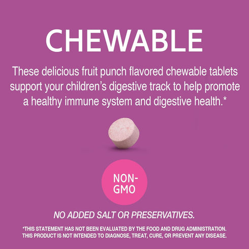 21st Century Zoo Friends Probiotic Chewable, Fruit Punch Flavors, 30 Count...