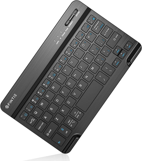 Fintie 7-Inch Ultrathin (4mm) Wireless Bluetooth Keyboard for iPad Samsung Tablet, iPhone Smartphone, iOS, Android Tablets Phone...