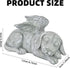 Cherish Your Beloved Canine Companion with The Angel Dog Memorial Statue - Garden Resin Sleeping Dog Statue with Wings - Resin and Stone Dog Memor...