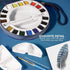AQUAFINE Watercolour Metallkasten Reise-Dose 18 x 1/2 Naepfchen, 1 Pinsel, 2 Paletten...
