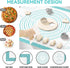 Non-Stick Pastry Mat Silicone Baking Mat, Dough Rolling Mat, Cookie Bread Mat, Pie Crust Mat Nonslip Fondant Mat Counter Mat Oven Liner Mat for Ma...