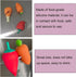 6 Pack Pot Lid Lifter Silicone Heat Resistant Spill Proof Pan Cover Stand Holder Clip Steam Releaser Stopper for Soup Pots Kitchen Gadgets (Carrot...