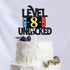 Level 8 Unlocked Game Birthday Cake Topper - Video Game Boy's 8th Birthday Game On Party Cake Supplies - Gaming Level Up Winner Party Decoration...