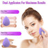 Makeup Sponge Holder with Makeup Sponge - Beauty Blender Sponge & Silicone Double-sided Breathable Travel Beauty Makeup Blender, Shatterproof Make...