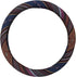 Large Ethnic Style Coarse Flax Cloth Automotive Steering Wheel Cover Anti Slip and Sweat Absorption Auto Car Wrap Cover (15.25''-16'', F)...