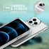 TENOC Phone Case Compatible with iPhone 12 Pro Max, Clear Case Non-Yellowing Protective Bumper Hard Back Cover for 6.7 Inch...