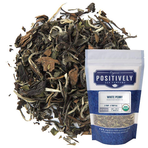 Organic Positively Tea Company, White Peony White Tea, Loose Leaf, 4 Ounce...