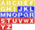 TecUnite 26 Pieces Alphabet Stencils Set Plastic Letter Stencils for Painting Learning, DIY Craft Decoration (6 x 6 Inches)...