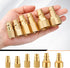 6 Pcs R1234yf to R12 Retrofit Conversion Adapter Fitting Kit Compatible with 1/4 Sae Thread Low High Side Retrofit Conversion Ac Charging Port Ada...