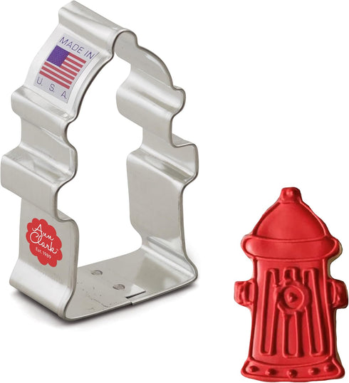Fire Hydrant Cookie Cutter 3" Made in USA by Ann Clark...
