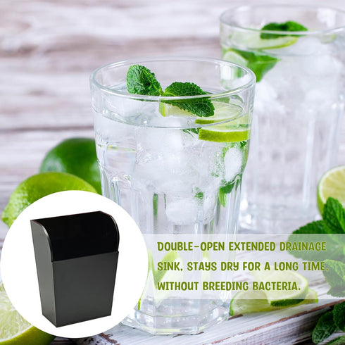 2 Pack Black Ice Scoop Holder, Ice Maker Scoop Holder for Counter Top Ice Makers and Machines...