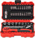35 Pieces 1/4 inch Drive Socket Ratchet Wrench Set, Mini Ratcheting Wrench with Bit Socket Set Metric and Extension Bar for Auto Repairing...