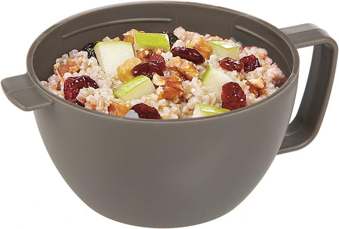 PrepSolutions Microwave Soup On-the-Go, Gray (PS-91GY) – Leak-Proof, Cool-Touch Handle with Spoon Included...