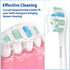 Replacement Brush Heads Compatible with Philips SoniCare Electric Toothbrushes Handle, Toothbrush Heads of Effective Cleaning, for Snap-on System,...