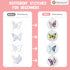 Embroidery Kit for Beginners,Cross Stitch Kits Set,Floral Butterfly Pattern Needlepoint Kits,4 Sets Hand Embroidery Kit for Craft Lover Hand Stitc...
