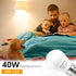 LED Bulb 120V 40W Equivalent Light Bulb, A15 LED Bulb Warm White 2700K Energy Saving Bulb, E26 Medium Screw Base Suitable for Domestic Bulbs 4 Pac...
