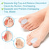 Povihome 10 Pack Gel Bunion & Toe Spacers Separators (0.3'' Thick) and Straightener Orthotics for Bunion Overlapping Toes, Bunion Toe Pain Relief ...