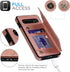 Compatible with Galaxy S10 Case Wallet, Case with Card Holder Embossed Butterfly Slim Folio Leather Cover Shockproof Kickstand with Credit Card Sl...