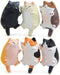 CHICHIC 6 Pack Fun Cat Refrigerator Magnets Office Magnet, Kitchen Decor Fridge Cat Ornament, Perfect for Whiteboard, Refrigerator, Map, Notes, Ca...