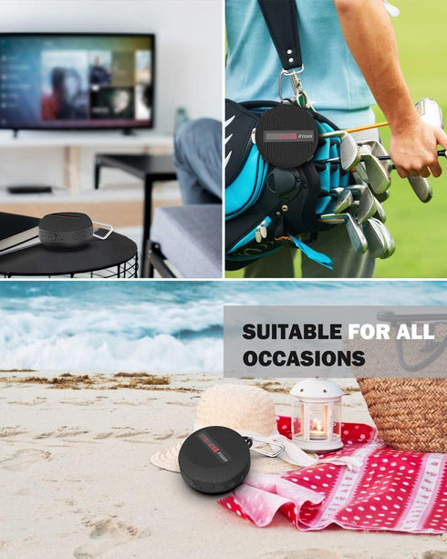 Inwa Portable Bluetooth Speaker, Bike Speaker with Speed Display, Wireless Speaker with 480 Mins Super Long of Playtime. Decent Sound, Compact Siz...