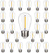 25 Pack Shatterproof & Waterproof S14 Replacement LED Light Bulbs 1W Equivalent to 10W, White Warm 2200K, Outdoor String Lights, Vintage LED Bulb,...