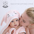 Baby Hooded Towel with Unique Animal Design Ultra Soft Thick Cotton Bath Towel for Newborn (Bunny)...