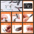 WUCID Jewelry Pliers,3.5-inch Pliers Elbow Straight Head Tweezers 12-Piece Jewelry Making Kit DIY Beaded Combination Kit Jewelry Making Supplies...