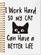 Cat Spiral Notebook Journal 5.5 x 8.3 inches,Funny Peeking Spiral Notebook,Cat Themed Lined Hardcover Spiral Notebook,Gifts for Cat Lovers Cat Mom...