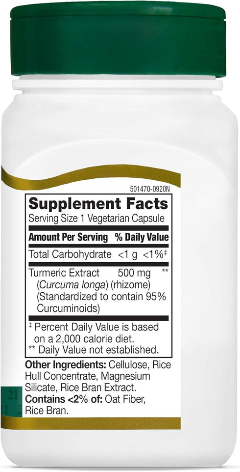 21st Century Curcumin 95 Herbal Supplements, 45 Count (22757)...