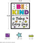 129 Pcs. Carson Dellosa Kind Vibes Calendar Bulletin Board Set, Colorful Bulletin Board Calendar Classroom Décor with Motivational Mini Posters, N...