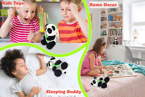 9.8'' Stuffed Plush Panda Dolls, Cute Soft Animals Plushie Bear Toys, Gifts for Kids, Child, Birthday, Christmas, Home Decor...