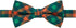 Jacob Alexander Men's Checkered Plaid Pre-Tied Adjustable Banded Bow Tie - Green Orange...