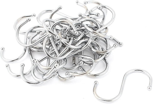 uxcell Stainless Steel S Shape Kitchen Pot Pan Hanging Hooks Hangers 30pcs...
