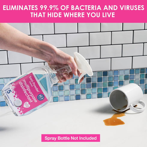 HOCL Hypochlorous Acid Spray, Sanitizer Tablets, Daily Disinfectant, Eliminates 99.9% of Bacteria & Viruses, Alcohol Free, Eliminates Odors, Made ...