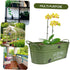 Vintage Flowerpot Plant Container Bucket Metal Pail Flower Pot Raised Garden Boxes Farmhouse Plant Buckets Garden Planter Container Metal Flower B...