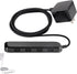 UltraPro Wall Charger, 4 Port USB Charger, 6 Ft Cord, Multi USB Charger Station, Black, 54734......
