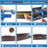 King&Charles Cabinet Hardware Jig, Cabinet Handle Jig + Automatic Hole Punch + Point Drill Bits, Cabinet Jig for Handles and Pulls on Drawers/Cabi...