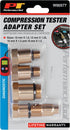 Performance Tool W80577 Compression Tester Spark Plug Adapters Set...