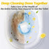 Toilet Cleaning Sheets - Plastic-Free, Liquidless, Toilet Bowl Cleaner Strips, 80 Cleans, Lemon Scent...