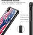 Compatible with iPhone XR Case Lacrosse American Flag Graphic for Girls,Picture Pattern Design Shockproof Anti-Scratch Hard PC Back Case for iPhon...
