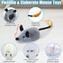 Mity rain Interactive Dog Toys, Fake Mouse Moving Dog Toy with Automatic Sensor, Dog Mouse Toy with Realistic Sound & Extended Tail, Automatic Dog...