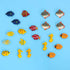 ONEST 72 Pieces Ocean Fish Figurines Playset Mini Sea Fish Toys Realistic Detailed Plastic Ocean Sea Fish Figures for Kids and Toddlers...