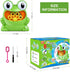 Automatic Bubble Machine with 5pcs Bubble Concentrate, Bubble Blower Toys for Kids,Frog Bubble Blower Machine Make Over 500 Bubbles per Minute for...