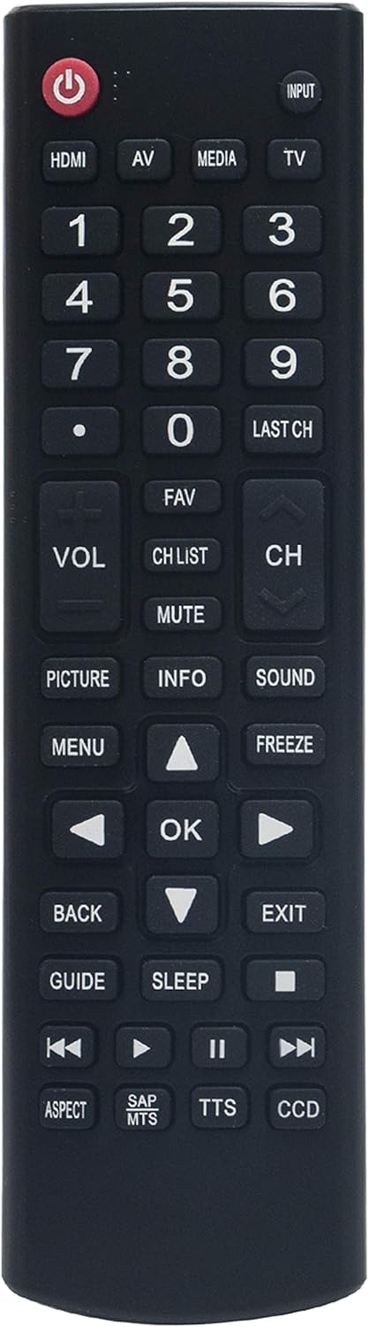 Replacement Remote Compatible with Onn 4K Ultra HD UHD LED TV ONA65UB19E07 ONA24HB19E02 ONA43UB19E04 ONA50UB19E05 ONA55UB19E06 ONC50UB18C05 ONA50U...
