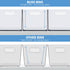 STORi Bliss 10" x 6" Open Clear Pantry Organizer Bin, Plastic Containers with Handle for Kitchen, Fridge, Cabinet, Closet, Bathrom, Undersink Stor...