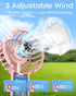 Portable Handheld Fan, Mini Portable Fan, 2000mAh Rechargeable USB Fan, 3 Speed Personal Small Desk Fan, Strong Airflow, Super Quiet, Pocket Fan w...
