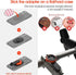 sincetop Bike Phone Mount for Mountain Bicycle, Universal Aluminum Road Bike Stem Cap Cell Phone Holder, Connect Quickly Riding Clip Stand, MTB Ha...