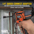 Klein Tools 32768 Impact Driver Set, 3-in-1 SAE Impact Socket and Bit Holder, Flip Socket with 1/4 Nut Driver and 5/16 Nut Driver Hex Sizes, 3 and...