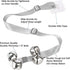 FOLKSMATE Dog Doorbells for Potty Training, Buckle Adjustable Puppy Dog Door Bells with Extra Loud Bells for Dogs Training, Housebreaking, Door Kn...